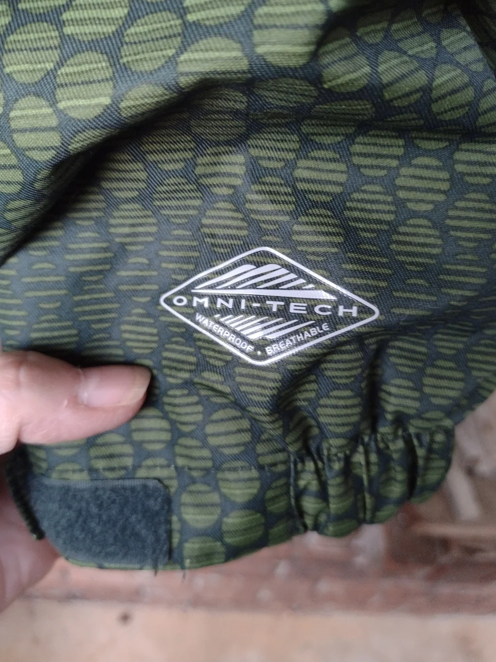 Columbia raincoat green